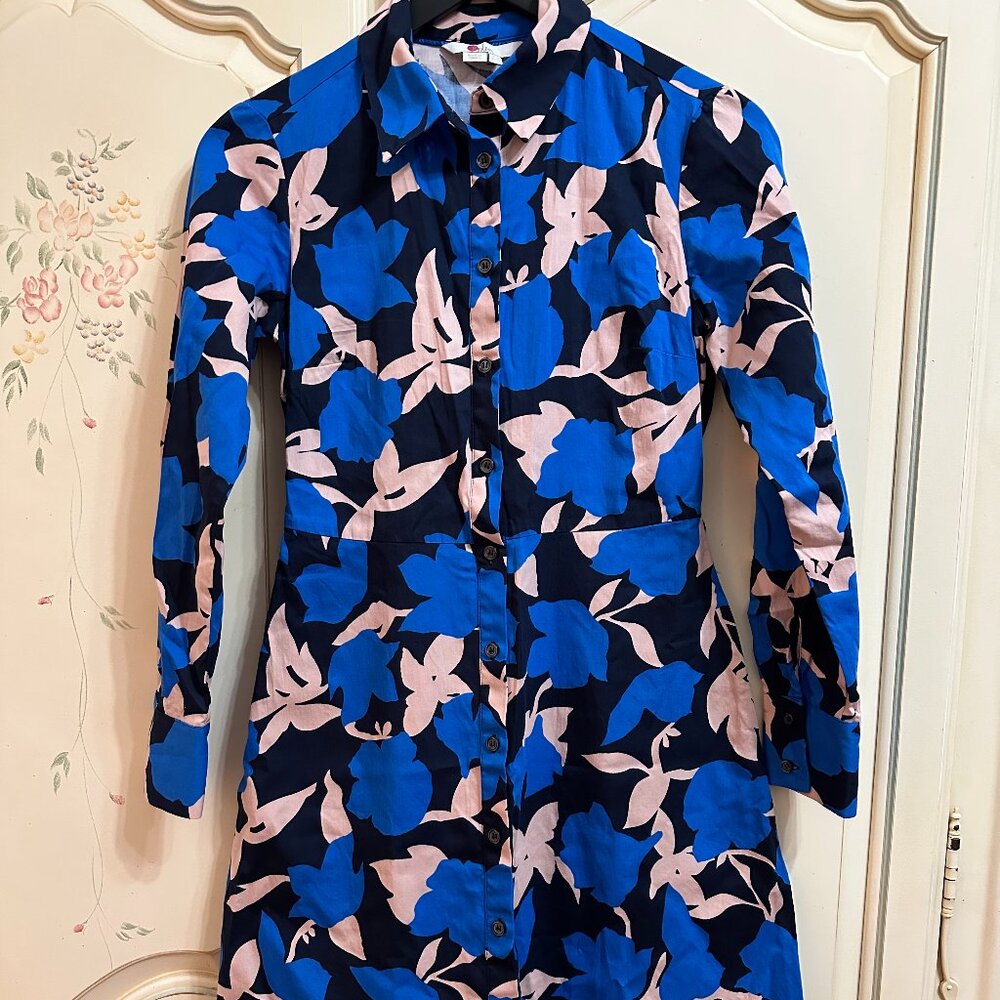 Boden Isodora Mini Shirt Dress Size:2P